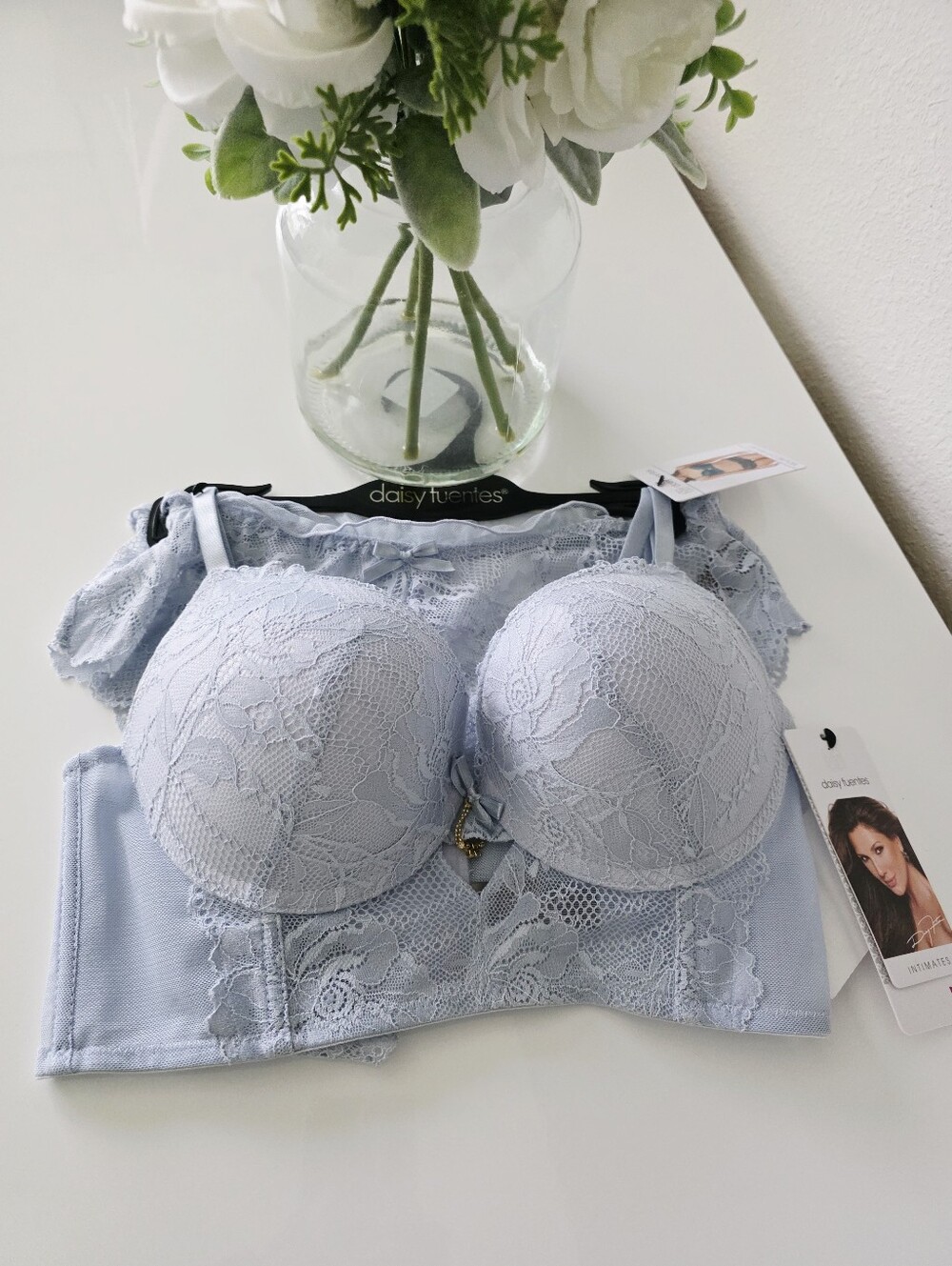 DAISY FUENTES💘 Molded Longline Cup Bra & Cheeky Set SIZE M